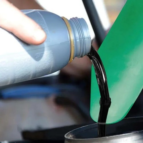 Reusable flexible oil - flexible, drain