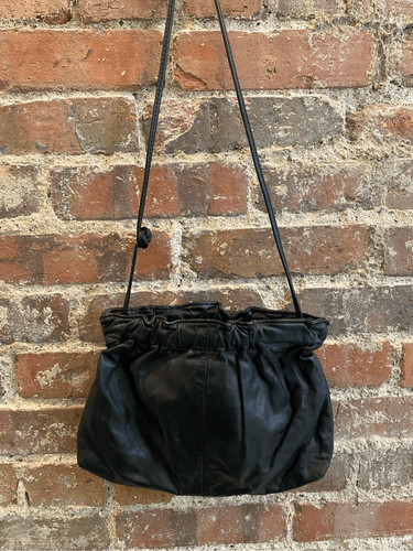 Black leather mini - leather,