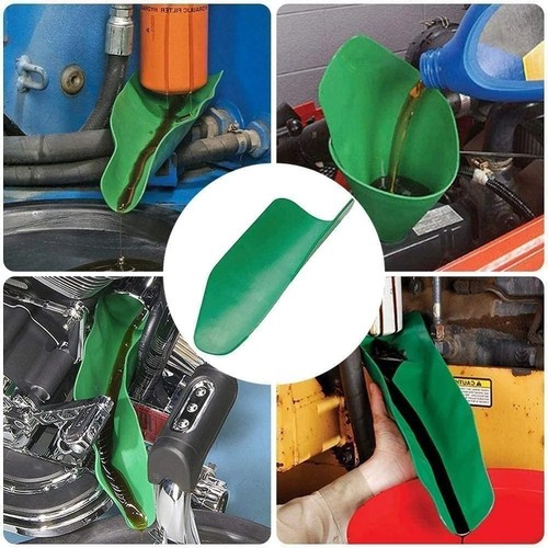 Reusable flexible oil drain - oil,